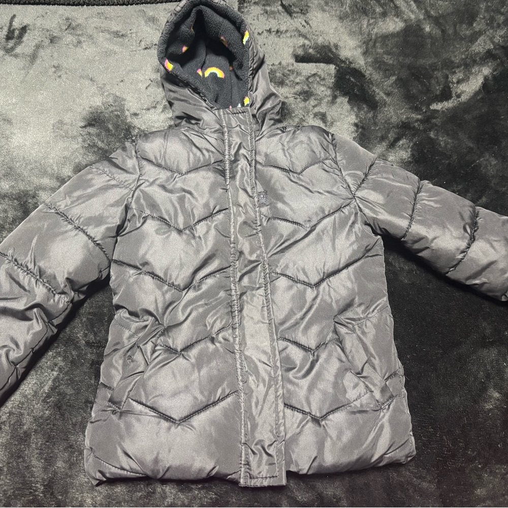 Black Kids Puffer Jacket